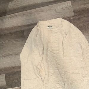 American Eagle Outfitters Cream Cardigan
